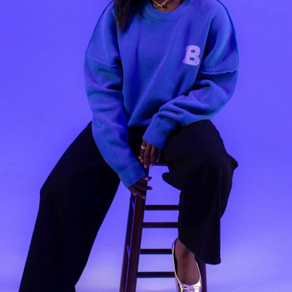 The Belonging Conference Church Merch Apparel Blue Sweater Unisex NWOT XL - Picture 4 of 14